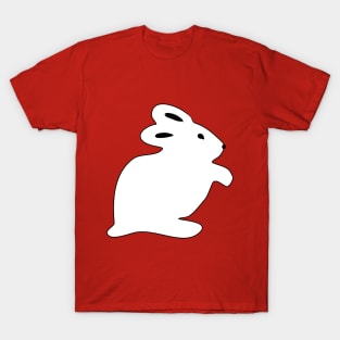 Rabbit. Easter holiday. Animal. A kind gift. Happiness and prosperity. T-Shirt